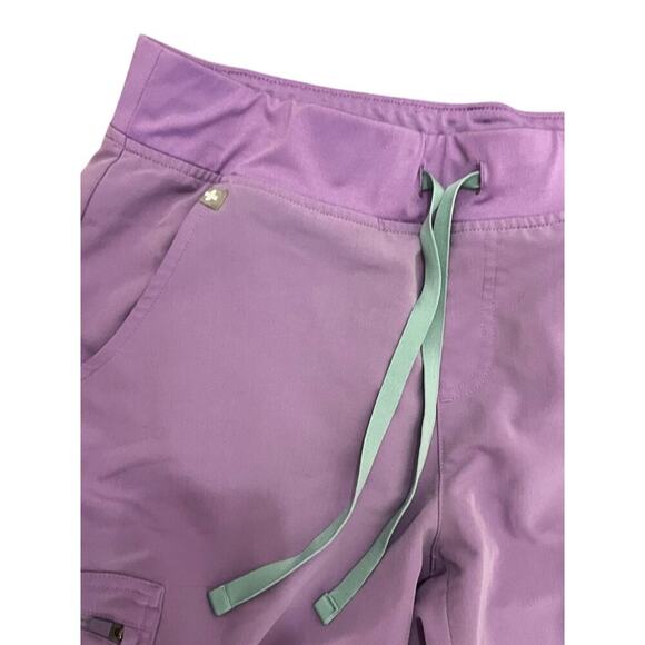 Figs Lilac Dawn Zamora Joggers S M/P lavender scrub bottoms nurses - Picture 3 of 9